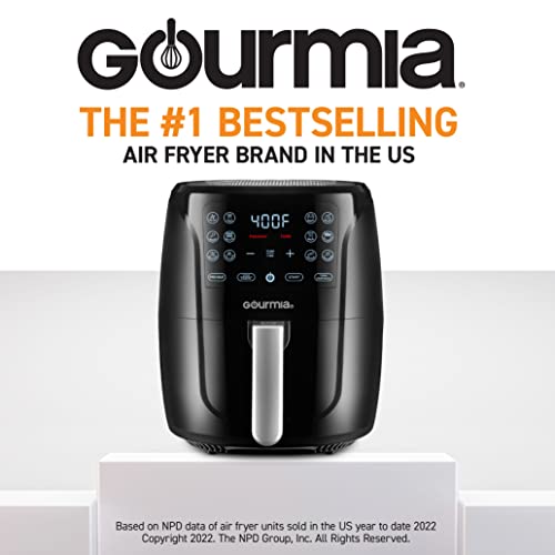 Gourmia FRY FORCE Large Air Fryer Oven 12 Preset Functions for Home Cooking Multifunctional Black and Stainless Steel 6
